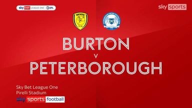 Burton 1-3 Peterborough
