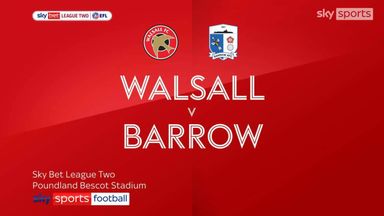 Walsall 1-1 Barrow