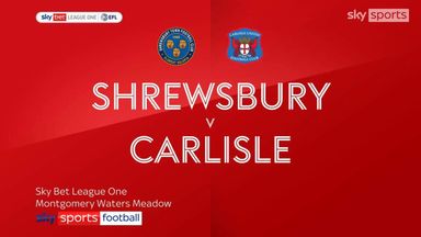 Shrewsbury 1-0 Carlisle