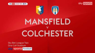 Mansfield 1-1 Colchester