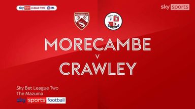 Morecambe 1-0 Crawley