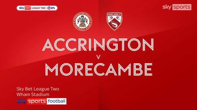 Accrington 1-2 Morecambe