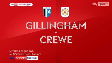 Gillingham 0-0 Crewe