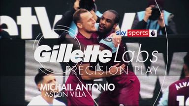 Gillette Precision Play: Antonio's stooping header!