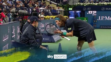 'I am in shock'| Rublev disqualified for screaming at line judge