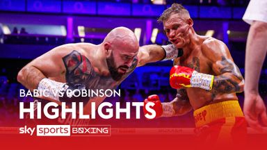 Brutal Babic beats Robinson with stoppage