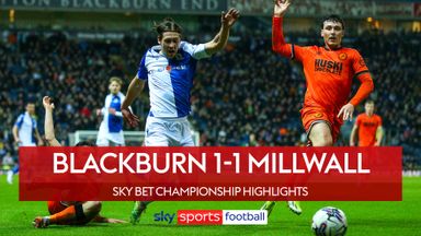 Blackburn 1-1 Millwall