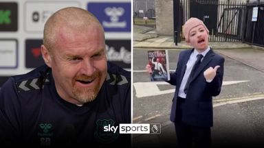 'A good representation!' | Dyche sees funny side of child's World Book Day costume!
