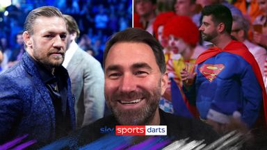 'I'm training but it's not Superman material!' | Eddie Hearn's Night At The Darts