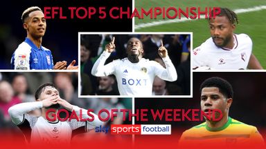 Top five EFL Championship goals of the weekend