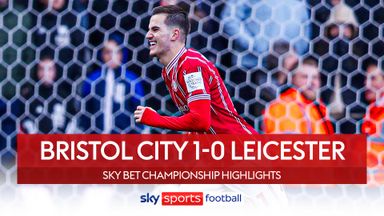 Bristol City 1-0 Leicester | Vardy woe after three misses