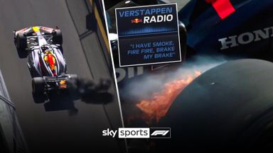 Verstappen out of Australian GP | 'The right rear is on fire!'