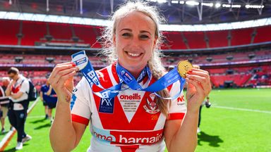 Jodie Cunningham is combining playing for Saints with working as the club's head of women's pathways and performance