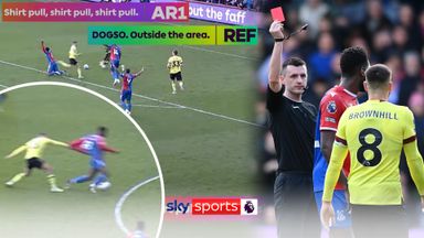Match Officials Mic'd Up: 'DOGSO' explained | Why Brownhill red was correct call