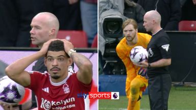 The incorrect drop-ball call that caused Forest outrage