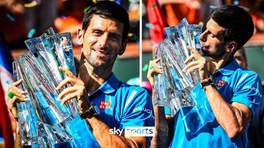 Djokovic returns to Indian Wells! | Check out his winning moments