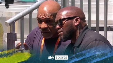 'We ought to let him in!' | Tyson stopped by brave security at Miami Open!