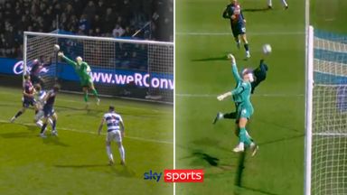WBA defender makes 'incredible' save...which officials fail to spot!