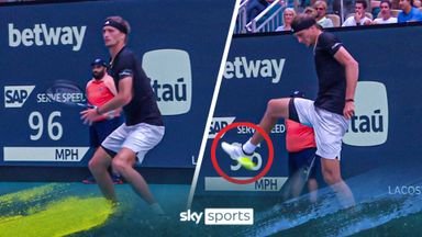 'A bit of Miami hot sauce!' | Zverev excites crowd with cheeky trick shot