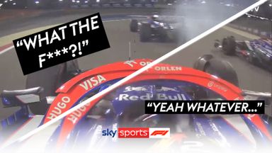 Ricciardo rages: Unseen footage reveals Tsunoda appearing to 'dive bomb' teammate