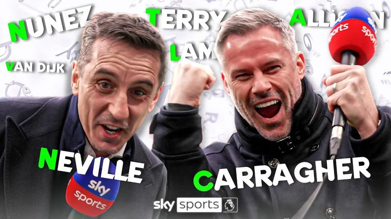 Naming Liverpool and Chelsea players in Alphabetical order! | Carra vs Nev