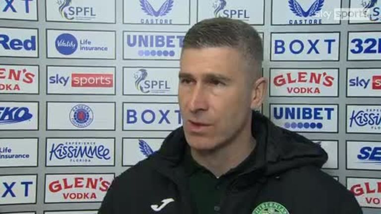 Hibs boss Nick Montgomery says Rangers' penalty being axed was 'justice'