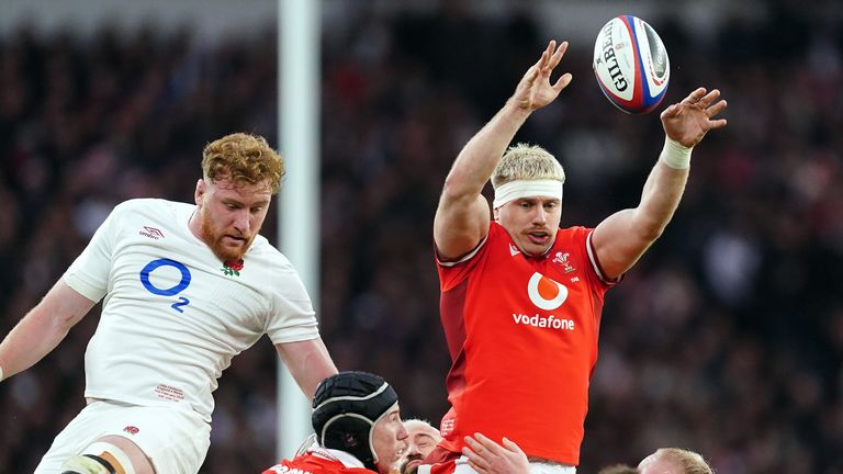 Aaron Wainwright was one of Wales' standout performers in a tough contest 