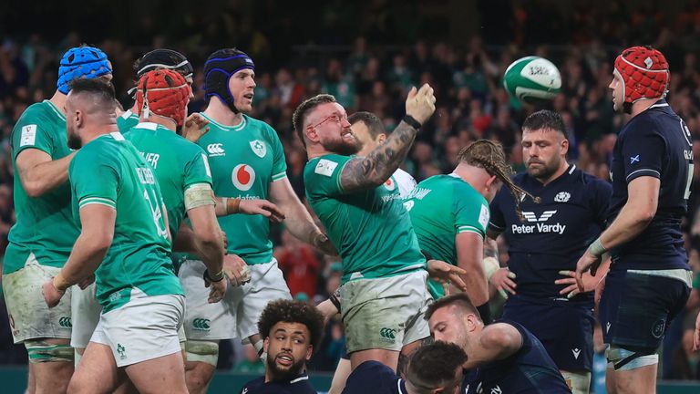 Andrew Porter grabbed the vital second Ireland try, after so many chances spurned beforehand 