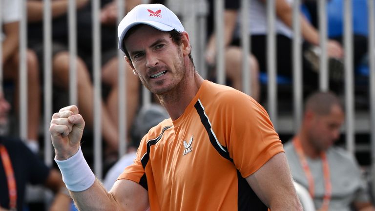 Miami Open 2024 - Day 6 ** STORY AVAILABLE, CONTACT SUPPLIER** Featuring: Andy Murray Where: Miami Gardens, Florida, United States When: 23 Mar 2024 Credit: Robert Bell/INSTARimages  (Cover Images via AP Images)