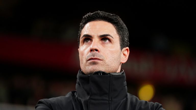 Arsenal manager Mikel Arteta ahead of the UEFA Champions League Round of 16, second leg match at the Emirates Stadium, London. Picture date: Tuesday March 12, 2024.
