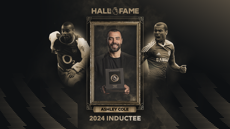 Ashley Cole has been inducted into the Premier League Hall of Fame