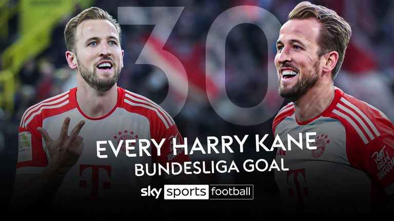 Harry Kane 30 goals for Bayern