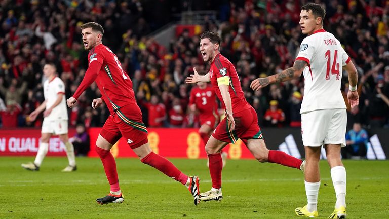 Ben Davies was denied the opener for Wales after a quick VAR review
