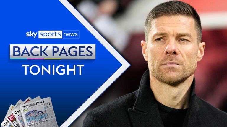XABI ALONSO BACK PAGES TONIGHT