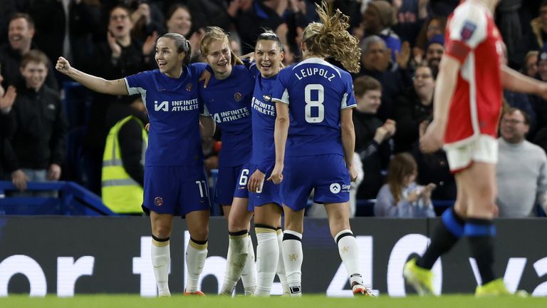 Chelsea have opened up a three point gap on nearest rivals Man City in WSL title race