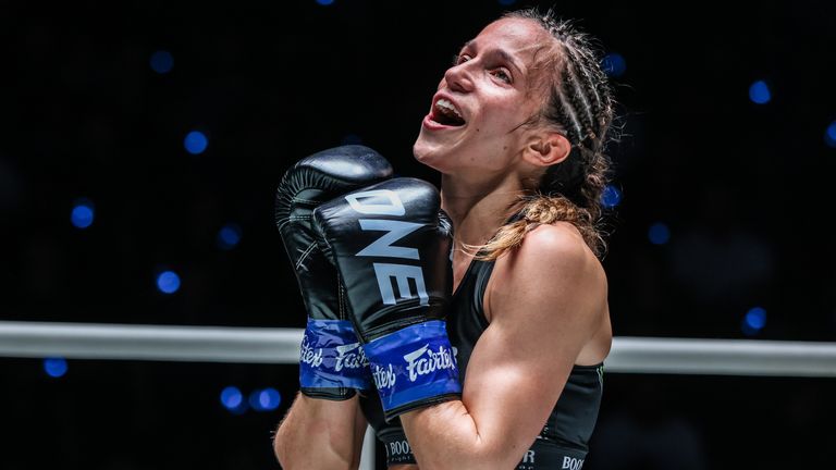 Cristina Morales beat Thailand's Anna "Supergirl" Jaroonsak last November to set up a title shot on Saturday