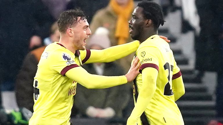 Burnley's David Datro Fofana celebrates scoring