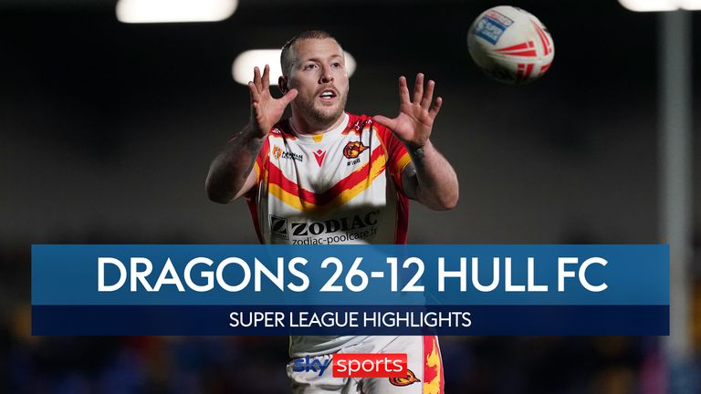 Catalans Dragons&#39; Jordan Abdull during the Betfred Super League match at the Cherry Red Records Stadium, London. Picture date: Friday February 23, 2024.
