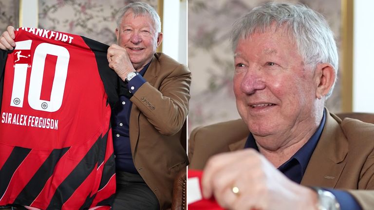 Sir Alex Ferguson becomes a Lifetime Club Member of Eintracht Frankfurt