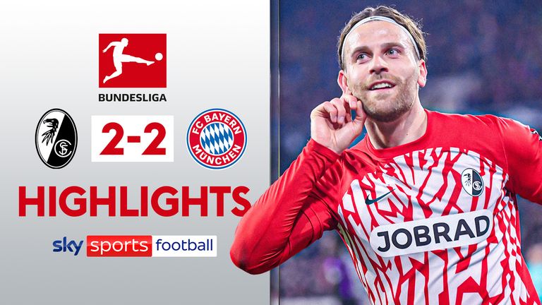 SC Freiburg 2-2 Bayern Munich highlights
