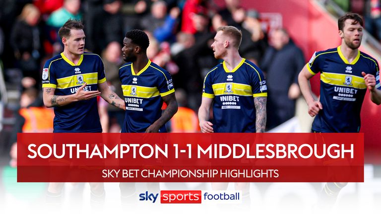 Southampton Middlesbrough highlights