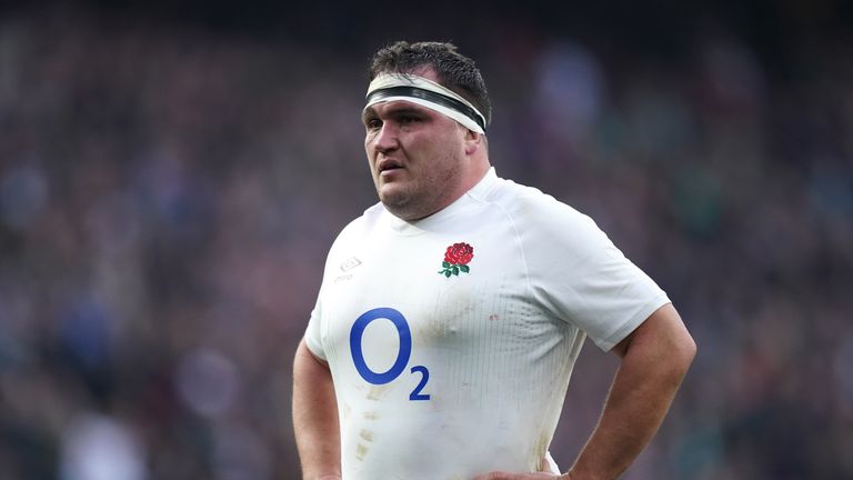 England's Jamie George during the Guinness Six Nations match at Twickenham Stadium, London. Picture date: Saturday March 9, 2024.
