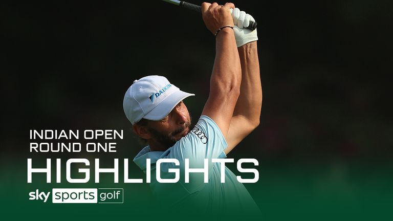 Highlights from the first round of the Hero Indian Open at the DLF Golf and Country Club.