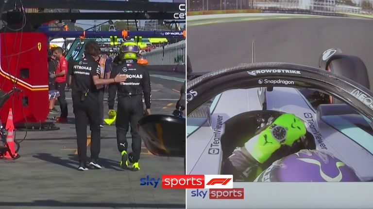SkyPad: Lewis Hamilton&#39;s shock Q2 exit analysed