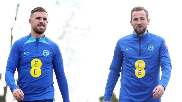 Jordan Henderson and Harry Kane are doubts to face Brazil