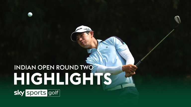 Highlights from the second round of the Hero Indian Open at the DLF Golf and Country Club.