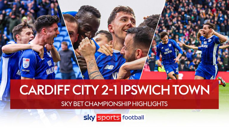 Highlights of Cardiff against Ipswich