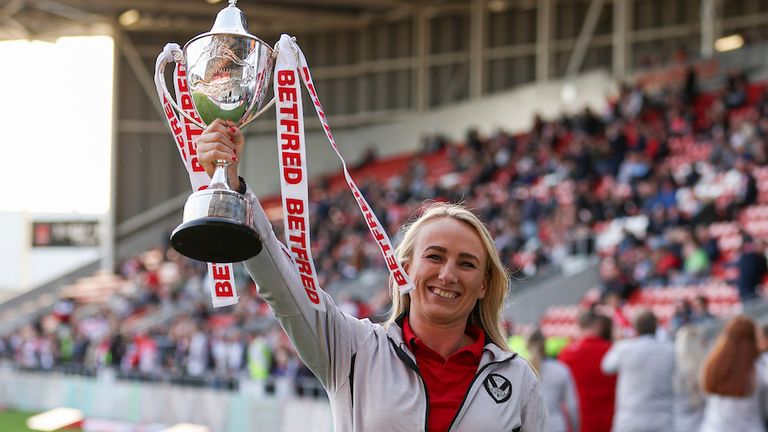 St Helens captain Jodie Cunningham chats exclusively to Sky Sports after the announcement Saints will pay the women's side match fees for first time