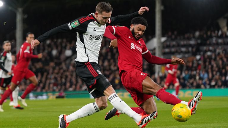 Joe Gomez has impressed for Liverpool in recent months