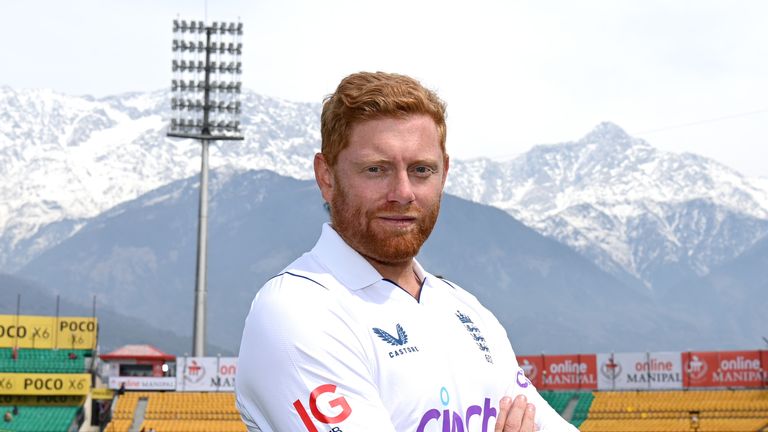 Jonny Bairstow received his 100th Test cap in Dharamshala